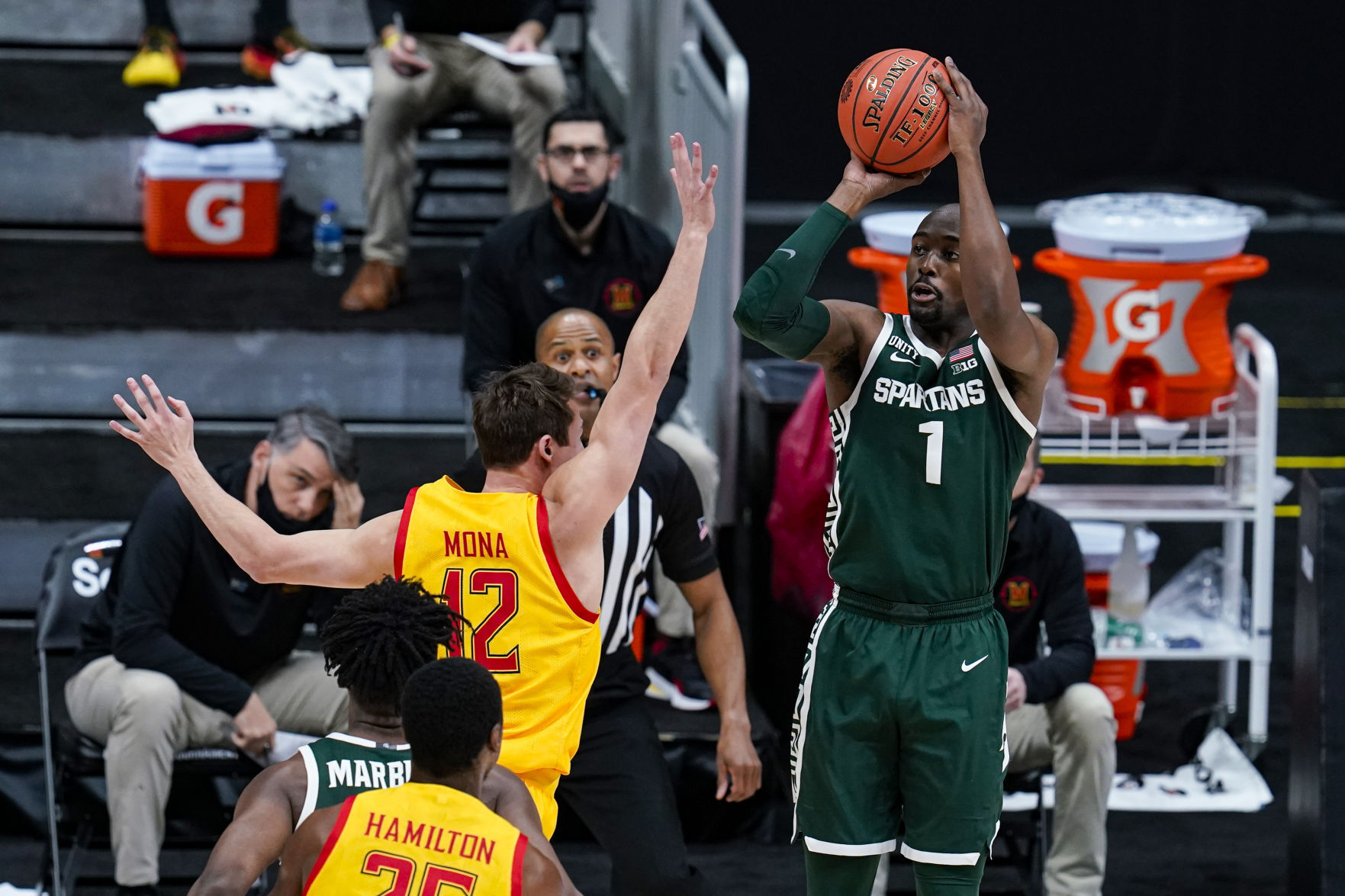 B10 Michigan St Maryland Basketball